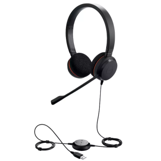 Jabra EVOLVE 20 UC Stereo Wired Hradphones USB (8705379864)