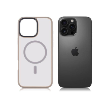 Mocco Signature MagSafe Back Case for Apple iPhone 16 Pro Max (MC-SN-MS-IPH-16PM-GR)