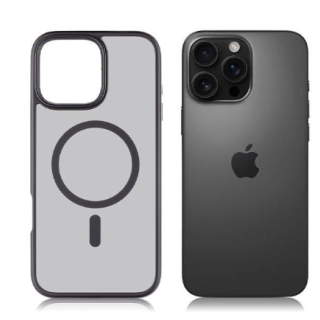 Mocco Signature MagSafe Back Case for Apple iPhone 16 Pro (MC-SN-MS-IPH-16P-BK)