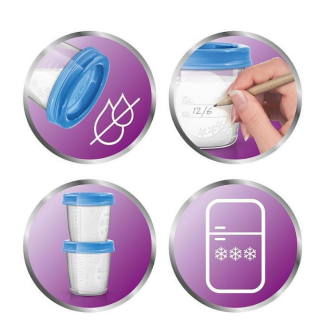 Philips SCF618/10 Avent Food storage containers 180ml (SCF618/10)