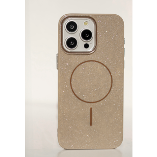 Mocco Glitter Thin Mag Back Case for Apple iPhone 17 (MO-GLI-IP-17-BR)