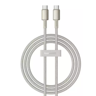 Baseus Tungsten Gold USB-C to USB-C Cable 100W 1m (P10319800G21-00)