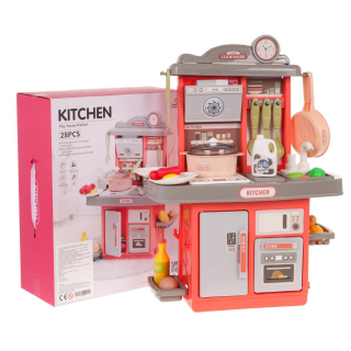 RoGer Kitchen with Sound Function 35pcs Pink (RO-KWSF-35)
