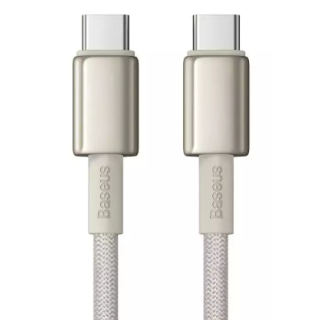 Baseus Tungsten Gold USB-C to USB-C Cable 100W 1m (P10319800G21-00)