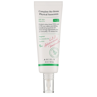Axis-Y Complete No- Stress Physical Sunscreen SPF50 Sunprotection cream 50 ml (8809634610119)