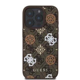 Guess PU 4G Peony MagSafe Case for Apple iPhone 16 Pro (GUHMP16LP4PWPW)