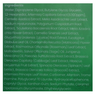 Axis-Y Green Vital Energy Complex Moisturizing face mask 27 ml (8809634610157)