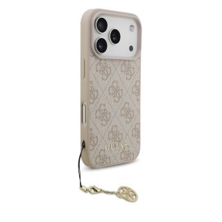 Guess 4G Charm Case for Apple iPhone 17 Pro (GUHMP17LGF4GCP)