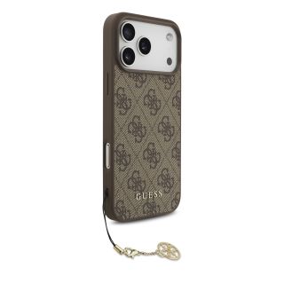 Guess 4G Charm Case for Apple iPhone 17 Pro Max (GUHMP17XGF4GCW)