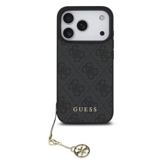 Guess 4G Charm Case for Apple iPhone 17 Pro (GUHMP17LGF4GCK)