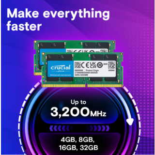 Crucial DDR4 RAM 8GB (CT8G4DFRA32A)