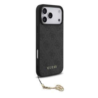 Guess 4G Charm Case for Apple iPhone 17 Pro Max (GUHMP17XGF4GCK)