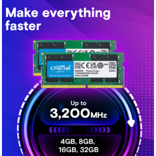 Crucial DDR4 8GB 3200MHz RAM 8GB (CT8G4SFRA32A)