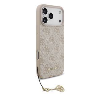 Guess 4G Charm Case for Apple iPhone 17 Pro Max (GUHMP17XGF4GCP)