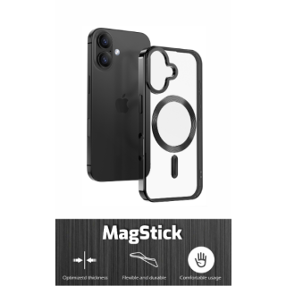 Swissten Clear Jelly MagStick Metallic Case for Apple iPhone 17 Pro Max (36500128)