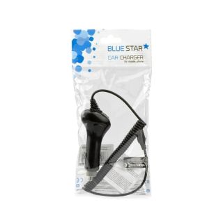 BlueStar Car Charger 12 V / 24 V / 2000 mA Micro USB Cable Black (BL-CC-2A-BK)
