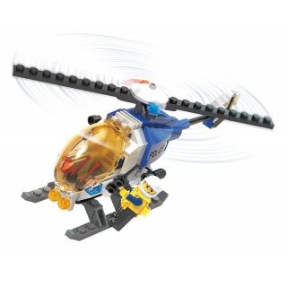 Blocki MyPolice Police Helicopter / KB0655 / Constructor with 95 parts / Age 6+ (KB0655)
