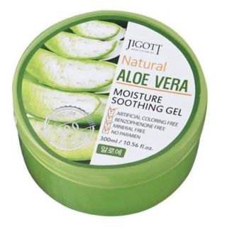 Jigott Natural Aloe Vera Moisture Soothing Gel 300ml (8809541280726)