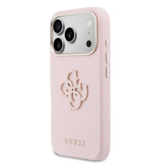 Guess PU Resin Logo Case for Apple iPhone 17 Pro Max (GUHCP17X5PS4RGGP)