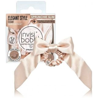 InvisiBobble Sprunchie Slim Ballerina Bow Hair Elastic (4063528004567)