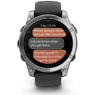 Garmin Fenix E Smartwatch Stainless Steel Black 47mm (010-03025-00)