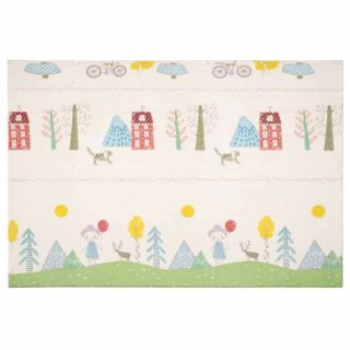 RoGer Foldable Foam Play Mat 150x200cm Trees Bears (5903039771376)