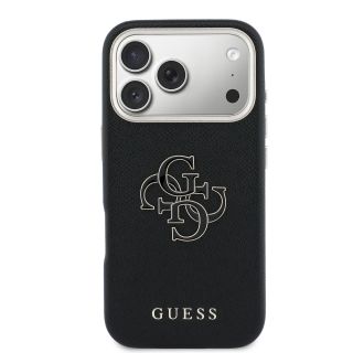 Guess PU Resin Logo Case for Apple iPhone 17 Pro Max (GUHCP17X5PS4RGGK)