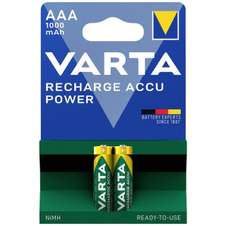 Varta Recharge Accu Recycled AAA Batteries 1000 mAh / 2pcs (5703301402)