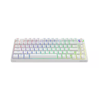 Savio Phenix WHITE GAT YELLOW Mechanical Keyboard Gaming USB + Bluetooth (5901986049302)