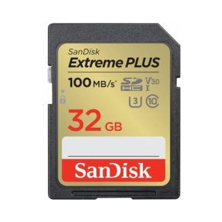 SanDisk Extreme Plus SDHC Memory Card 100 MB / 32GB (SDSDXWT-032G-GNCIN)