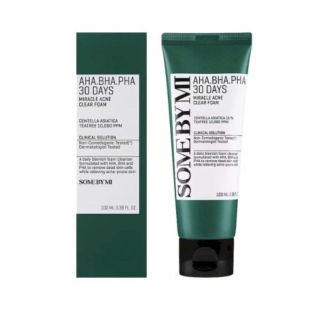 SomeByMi AHA-BHA-PHA 30 Days Miracle Acne Clear Foam 100ml (8809647390091)