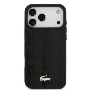 Lacoste PU Nomogramme Gold Logo MagSafe Case for Apple iPhone 17 Pro Max (LCHMP17XPNOK)
