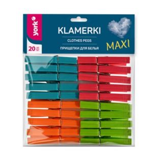 York MAX Clothes Pegs 20pcs (36096060)