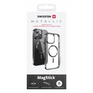 Swissten Clear Jelly MagStick Metallic Case for Apple iPhone 16e / iPhone 17e (36500124)
