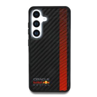 Red Bull Carbon Powerbar MagSafe Case for Samsung Galaxy S25 (RBHMS25S24CFGSMK)