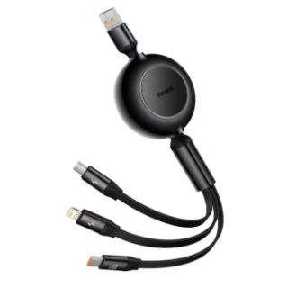 Baseus Bright Mirror 3 USB-C-Micro USB - Lightning Cable 66W 1.1m (CAMJ010101)