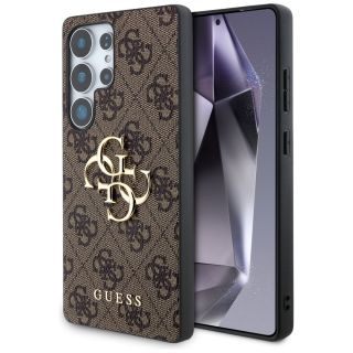 Guess HC 4G PU Big Logo Case for Samsung Galaxy S25 Ultra (GUHCS25L4GMGBR)