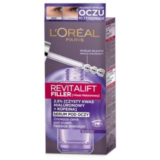 L´Oréal Paris Revitalift Filler Hyaluronic Acid + Caffeine Eye Serum 20 ml (3600524025564)