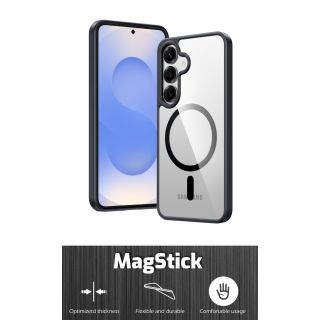 Swissten Clear Jelly MagStick Metallic Case for Samsung Galaxy S26 Plus 5G (33001744)