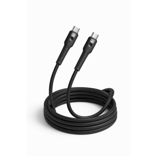 Quik Accessories QK-1011 Soft Silicone 60W Charging & Data Cable USB-C to USB-C 1m (QK-1011)