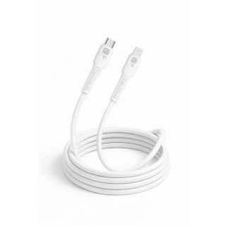 Quik Accessories QK-1022 Soft Silicone 27W Charging & Data Cable USB-C to Lightning 1m (QK-1022)