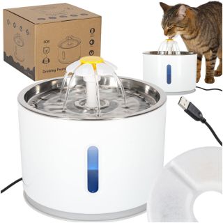 RoGer Automatic Pet Water Fountain With LED Lighting 2.4L (5903039768659)