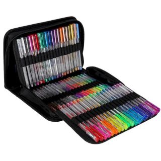 RoGer Set Of 100 Color Gel Pens + 100 Refill Cartridges (5903039768895)