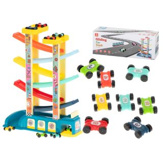 RoGer slide track with 8 cars (RO-SLI-TRACK)