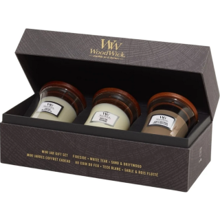 Woodwick Mini Jar Gift Set 3 x 85 g (5038581153070)