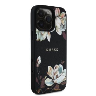 Guess PU Grained Magnolia MagSafe Case for Apple iPhone 16 Pro (GUHMP16LPGNMPLMK)