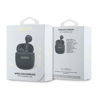 Guess Printed Classic Logo TWS Wireless Earphones (GUTWSJ14ESGK)
