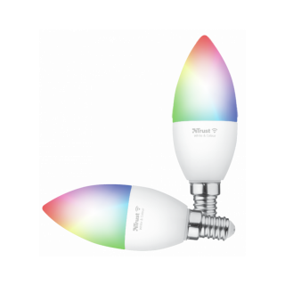 Trust Smart WiFi LED Candle E14 White & Color (duo-pack) LED bulb (71293)