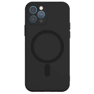 Mocco MagSilicone Soft Back Case Silicone Case for Apple iPhone 12 Pro Black (MO-MAGSI-BC-IPH12PRO-BK)