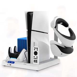 iPega P5S028 Charging Stand + Cooling for PS5 / PS5 Slim / PS5 Pro Game Controller (P5S028)